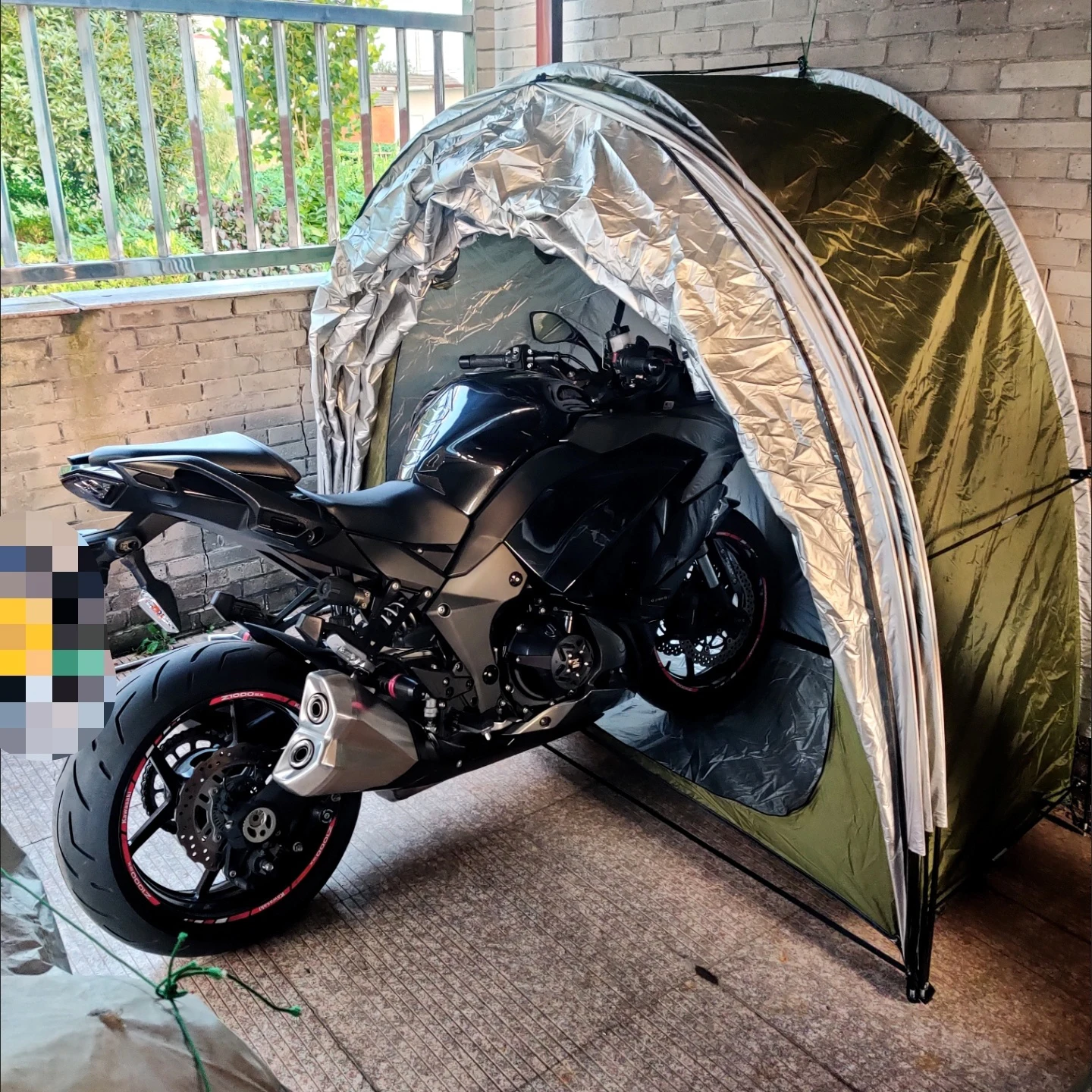 Motorcycle Shed Tent, Bike Shelters, Storage Tent, Garage Tent, Waterproof Cover Motorcycle Shed Tent, Bike Shelters, Storage Tent, Garage Tent, Waterproof Cover