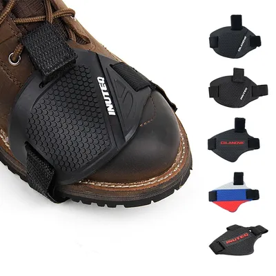 Motorcycle Shift Pad Rubber Boot Protective Cover Adjustable Shifter Shield Anti Slip Pad Shoe Cover Motorcycle Shoe