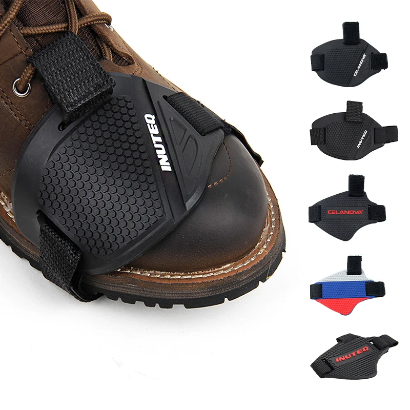 Motorcycle Shift Pad Rubber Boot Protective Cover Adjustable Shifter Shield Anti Slip Pad Shoe Cover Motorcycle Shoe