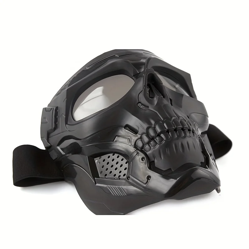 Motorcycle Skull Mask Wind Goggles Outdoor Sports Riding Glasses Halloween Props Windproof Tactical Mask
