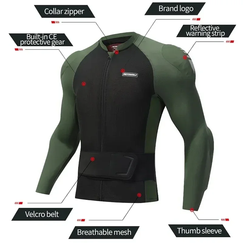 Motorcycle Soft Armor Moto Jacket Motocross Riding Protective Gear Chest Shoulder Protection CE Certification Motorcycle Soft Armor Moto Jacket Motocross Riding Protective Gear Chest Shoulder Protection CE Certification