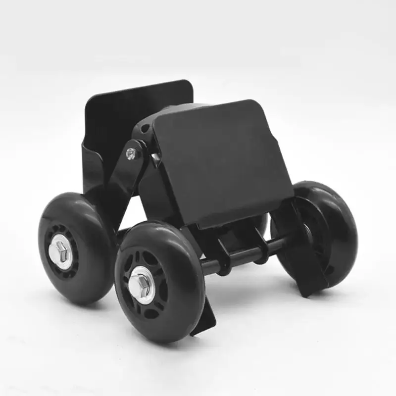 Motorcycle Tire Skates Motorcycle Carrier Tire Dolly With 5 Wheels Flat Tire And Blown Tire Self Rescue Trailer