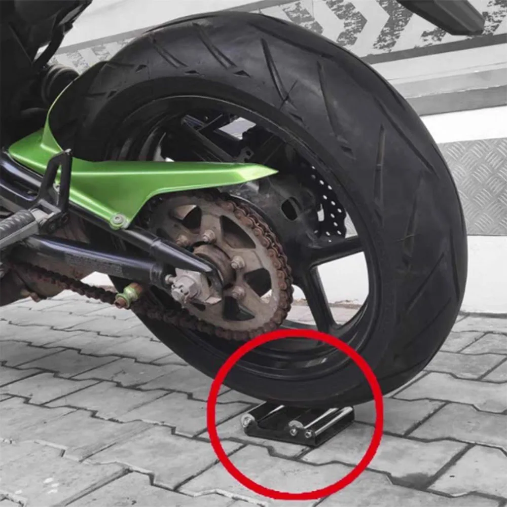 Motorcycle Universal Chain Clean Durable Roller Ramp Lift Tire Cleaning Stand Tire Wash Bracket Portable Motorcycle Universal Chain Clean Durable Roller Ramp Lift Tire Cleaning Stand Tire Wash Bracket Portable