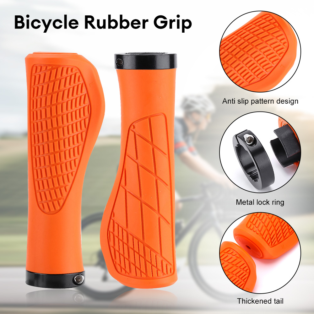 Mountain Bike Rubber Handlebar Grips (2 pcs)