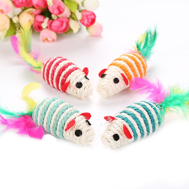 Mouse Cat Toy Sisal Scratching Toy Mouse Cat Toy Sisal Scratching Toy
