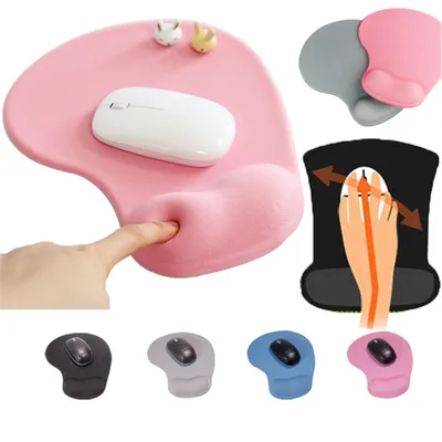 Mouse Pad with Wrist Support Mat Mouse Pad with Wrist Support Mat
