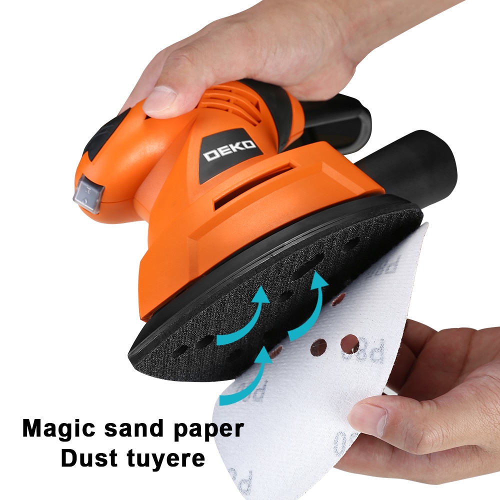 Mouse Sander With Dust Exhaust Pipe Mouse Sander With Dust Exhaust Pipe