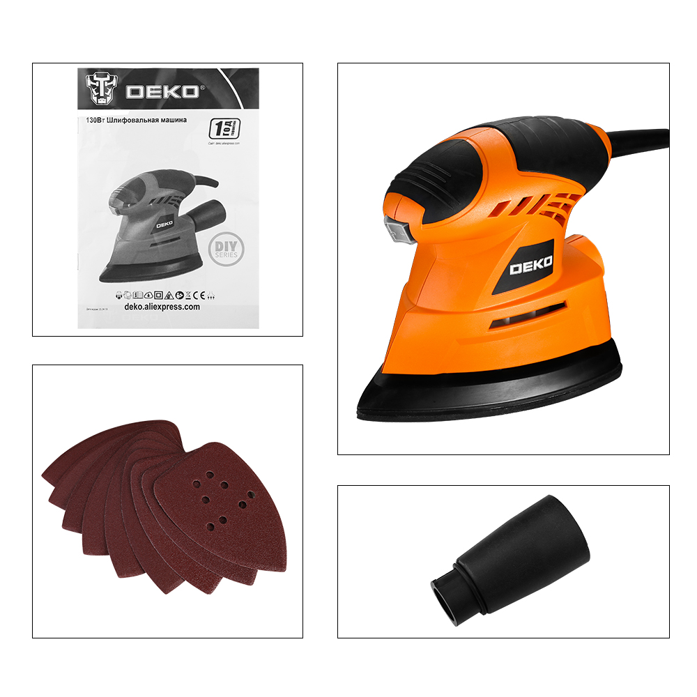 Mouse Sander With Dust Exhaust Pipe Mouse Sander With Dust Exhaust Pipe