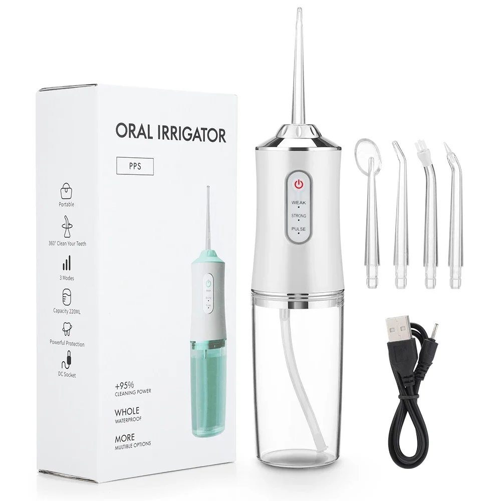 Mouth Washing Machine Powerful Portable Irrigator Dental Water Jet 3 Modes USB Rechargeable 4 Jet for Teeth Cleaning Mouth Washing Machine Powerful Portable Irrigator Dental Water Jet 3 Modes USB Rechargeable 4 Jet for Teeth Cleaning