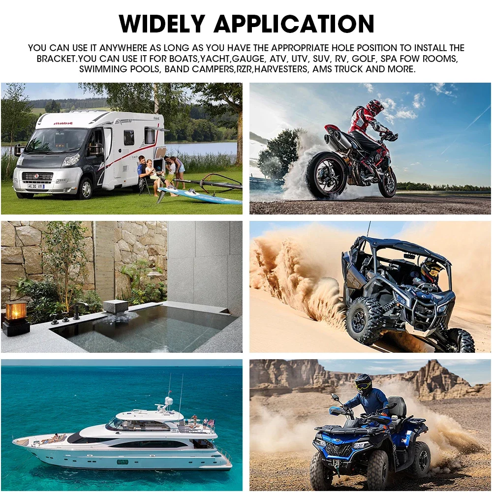 MP5 Marine Stereo Waterproof IPX5 Boat Radio Player Bluetooth FM AM RDS Audio For Yacht Gauge ATV UTV Cart Motorcycle MP5 Marine Stereo Waterproof IPX5 Boat Radio Player Bluetooth FM AM RDS Audio For Yacht Gauge ATV UTV Cart Motorcycle