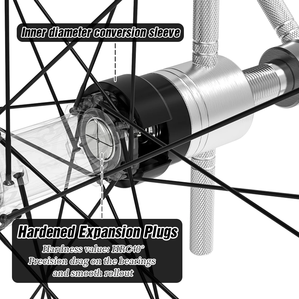MTB Road Bicycle Hub Bearing Removal Tool Bike Hub Tower Base Removal Tool Removal Puller Bike Hub Bearing Repair Tool