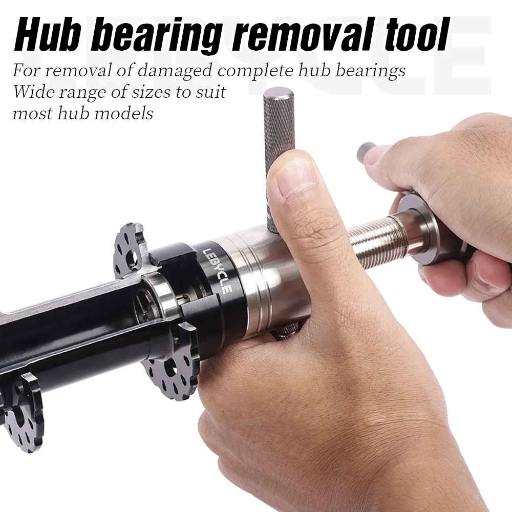 MTB Road Bicycle Hub Bearing Removal Tool Bike Hub Tower Base Removal Tool Removal Puller Bike Hub Bearing Repair Tool