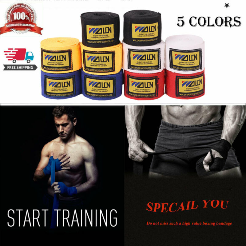 Muay Thai Hand Wraps Sports Equipment (2 pcs) Muay Thai Hand Wraps Sports Equipment (2 pcs)