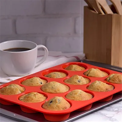 Muffin Silicone Mold Baking Tray