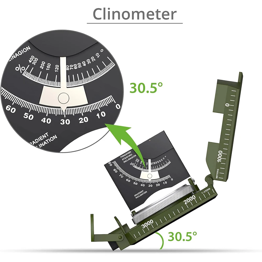 Mulitifunctional High Precision Outdoor Survival Military Compass Camping Waterproof Metal with Fluorescent Geological Mulitifunctional High Precision Outdoor Survival Military Compass Camping Waterproof Metal with Fluorescent Geological