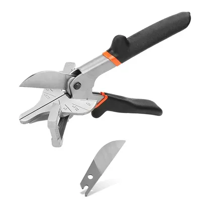 Multi Angle Miter Shear Cutter Adjustable 45-135 Degree Scissors with Replacement Blades Hand Cutting Tools For DIY