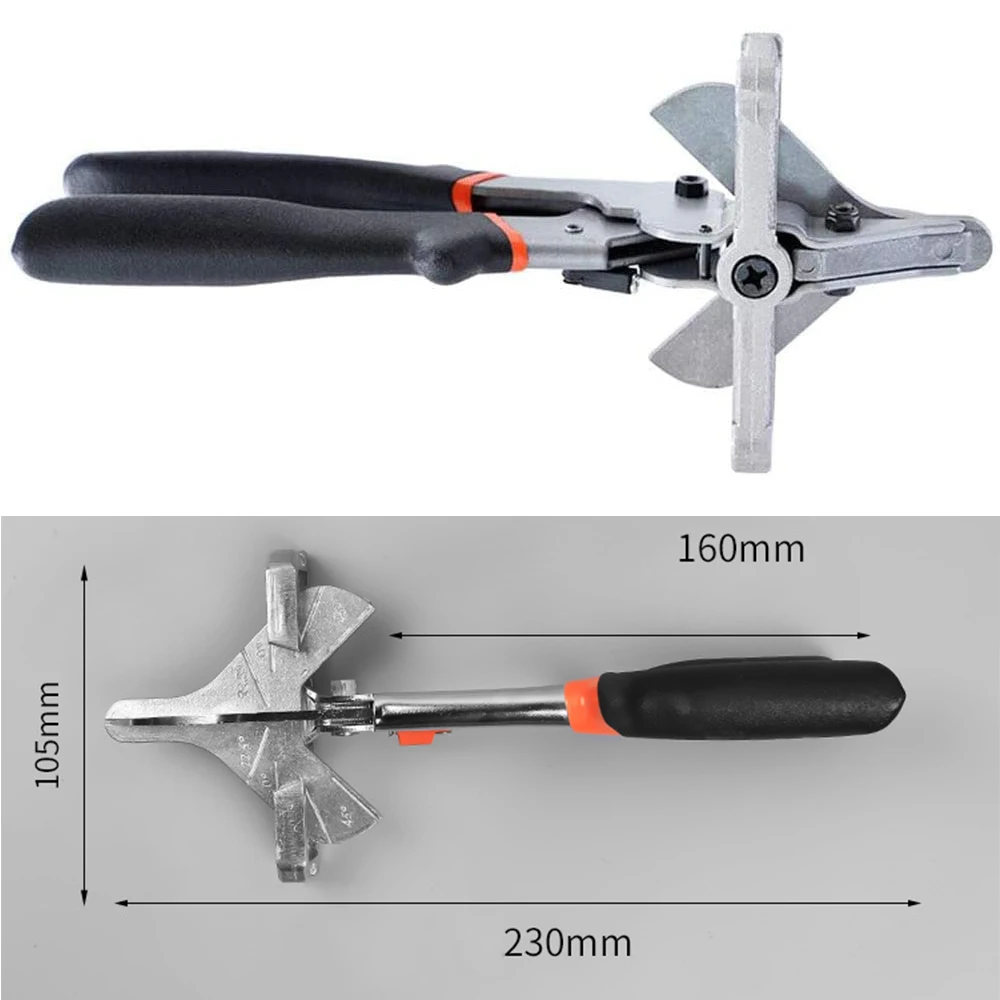 Multi Angle Miter Shear Cutter Adjustable 45-135 Degree Scissors with Replacement Blades Hand Cutting Tools For DIY