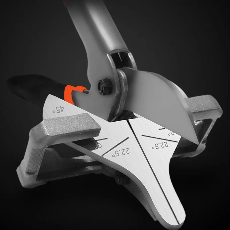 Multi Angle Miter Shear Cutter Adjustable 45-135 Degree Scissors with Replacement Blades Hand Cutting Tools For DIY