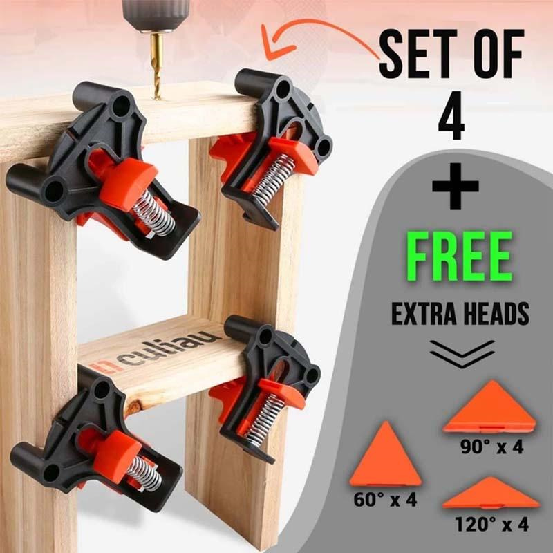 Multi Angle Woodworking Corner Clamps (4 pcs)