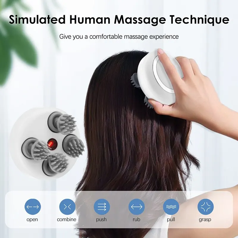 Multi Claw Head Massager Electric Relaxation Shoulder Leg Arm Neck Deep Tissue Head Scalp Kneading Vibrator Multi Claw Head Massager Electric Relaxation Shoulder Leg Arm Neck Deep Tissue Head Scalp Kneading Vibrator