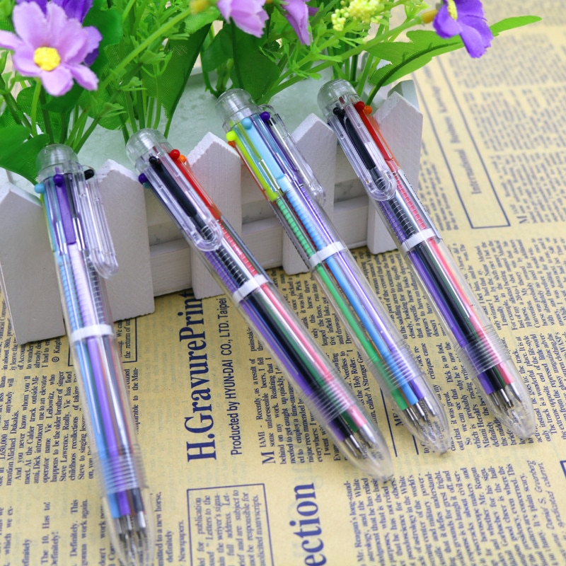 Multi Color Pen 6-Color 2PC Set Multi Color Pen 6-Color 2PC Set