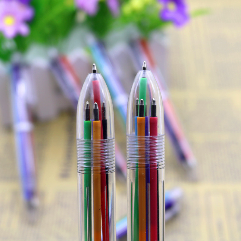Multi Color Pen 6-Color 2PC Set Multi Color Pen 6-Color 2PC Set