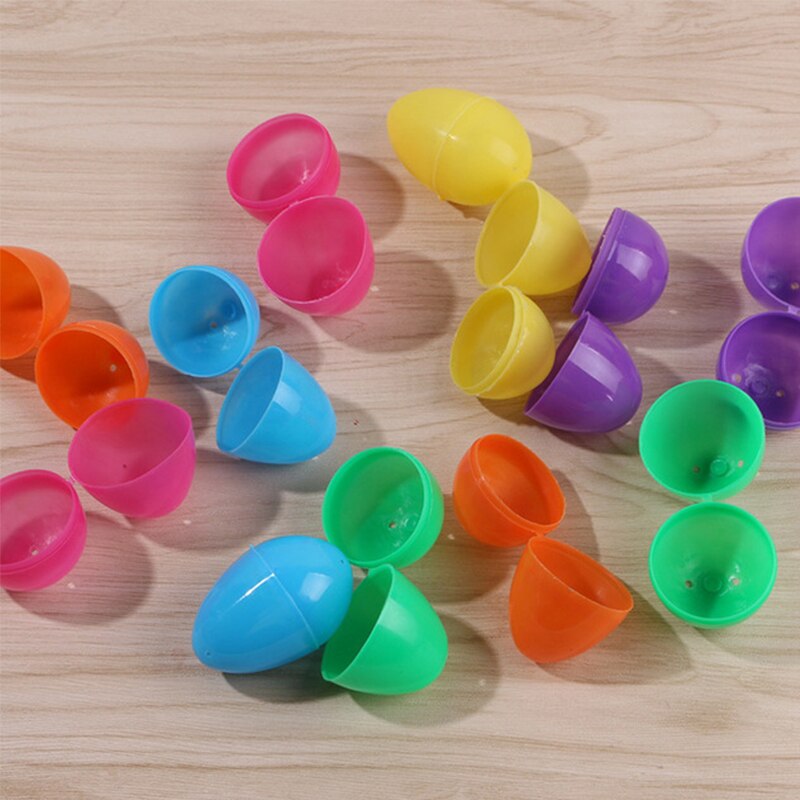 Multi Color Plastic Egg Shells (12pcs)