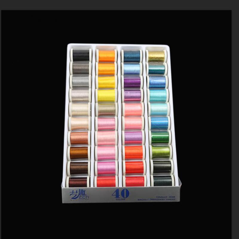 Multi Color Sewing Thread Set (40pcs)