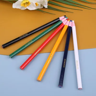 Multi Color Tailors Chalk Pencils (6pcs) Multi Color Tailors Chalk Pencils (6pcs)