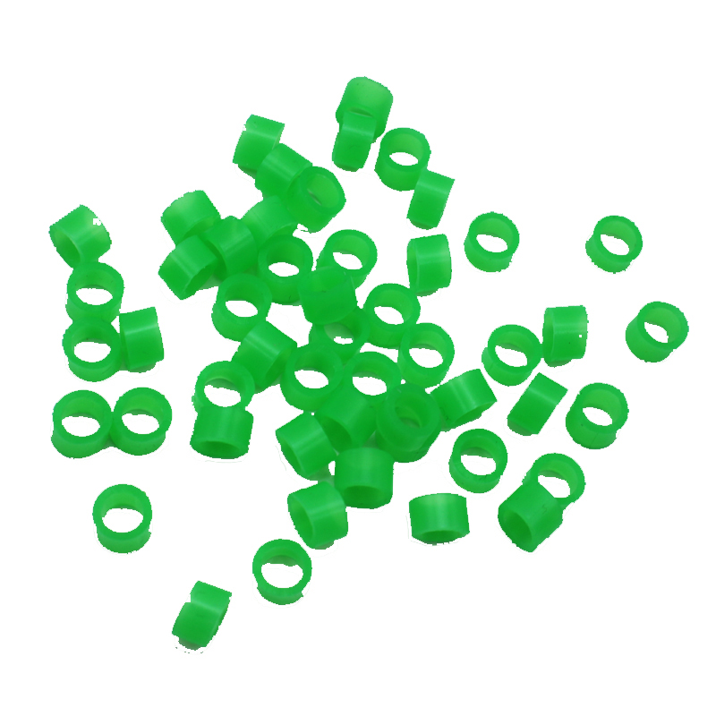 Multi Colored Bird Leg Rings (100 pcs)
