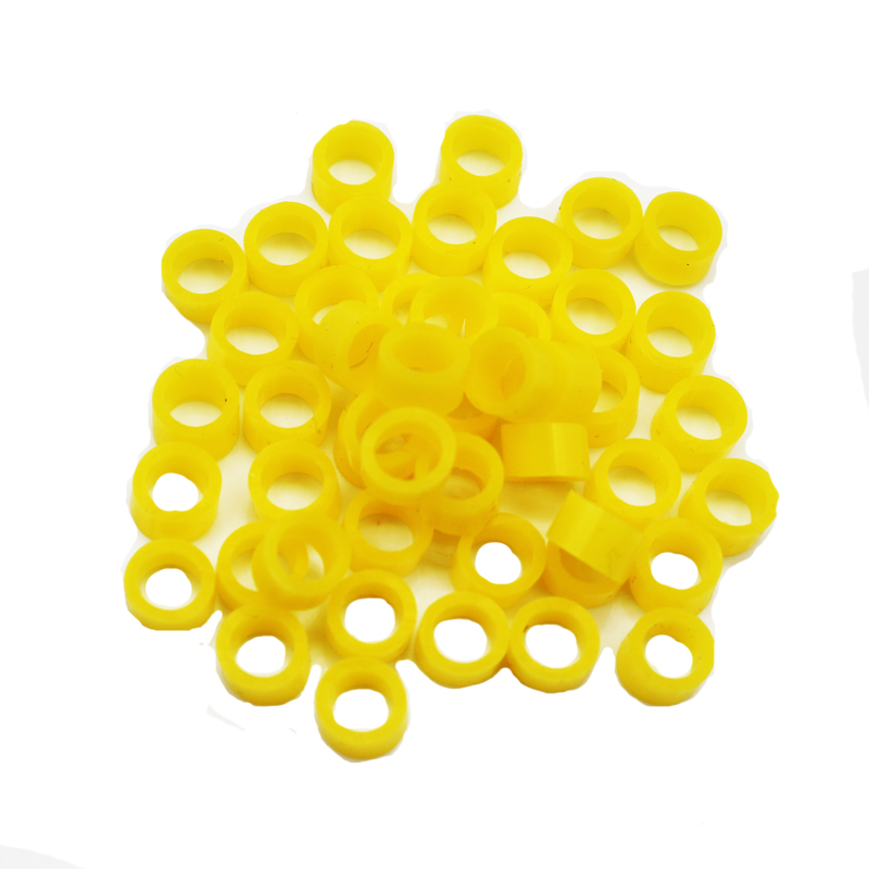 Multi Colored Bird Leg Rings (100 pcs)