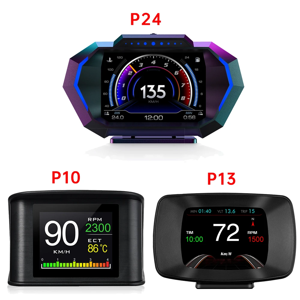 Multi-function Full LCD Instrument OBD+GPS Dual System Car OBD2 GPS HUD Head Up Smart Digital Speedometer with Tester Multi-function Full LCD Instrument OBD+GPS Dual System Car OBD2 GPS HUD Head Up Smart Digital Speedometer with Tester