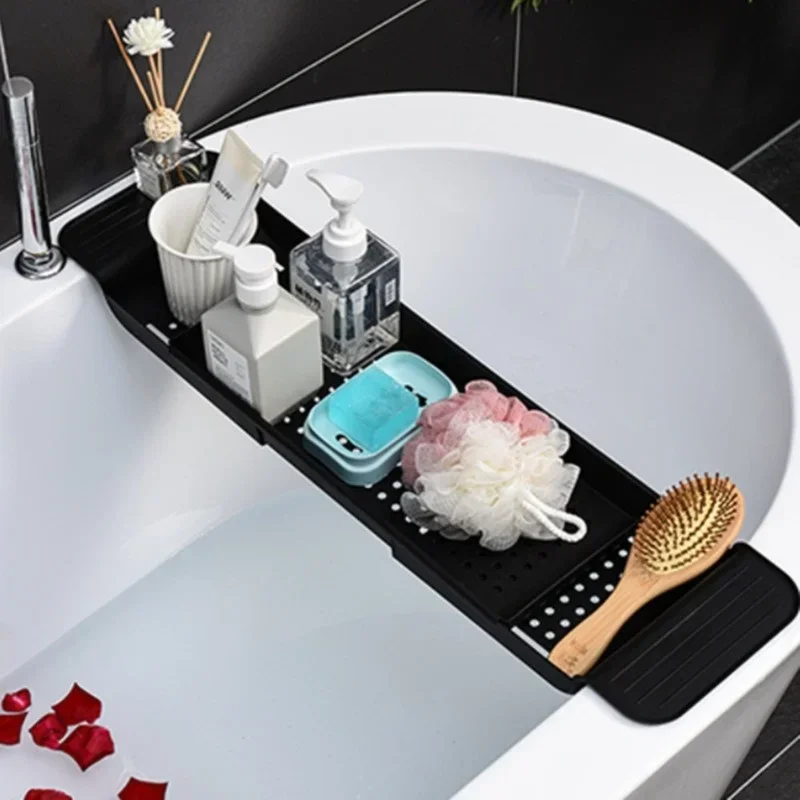 Multi-Function Retractable Bathtub Storage Rack Bath Tray Shelf Tub Towel Storage Shelf Kitchen Sink Drain Holder Multi-Function Retractable Bathtub Storage Rack Bath Tray Shelf Tub Towel Storage Shelf Kitchen Sink Drain Holder