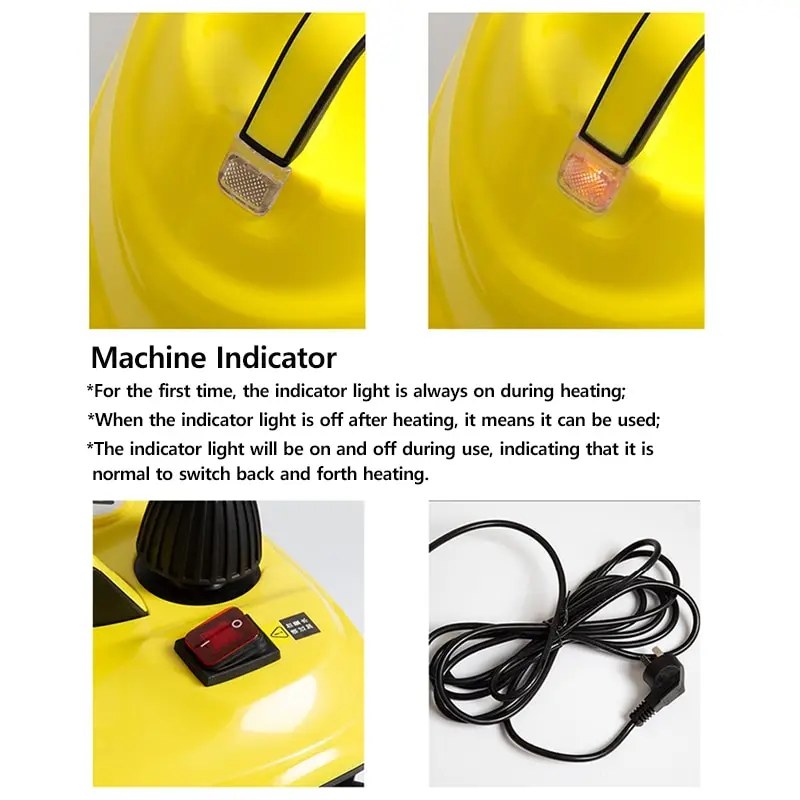 Multi-function Steam Cleaner 2000W High Temperature Sterilization Disinfection Car Interior Steam Cleaner For Floor Multi-function Steam Cleaner 2000W High Temperature Sterilization Disinfection Car Interior Steam Cleaner For Floor