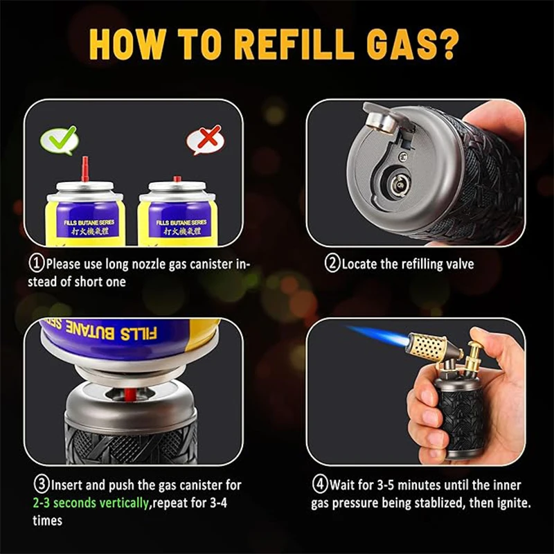 Multi-function Strong Gun Lighter Windproof Blue Flame One-touch Lock Fire Retro Appearance Design Cigar Lighter Multi-function Strong Gun Lighter Windproof Blue Flame One-touch Lock Fire Retro Appearance Design Cigar Lighter