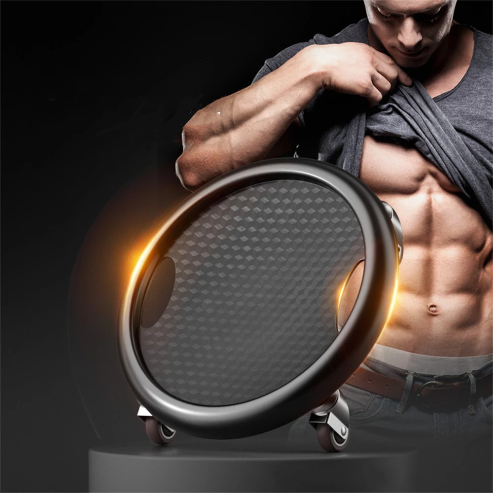 Multi-functional Abdominal Muscle Wheel Silent Sliding Disc 4-Wheels AB Roller