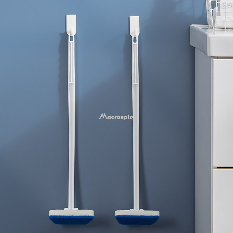 Multi Functional Bathroom Wall Brush Long Handle Removable Household Floor Bathtub Brushes Ceramic Tile Sponge Cleaning