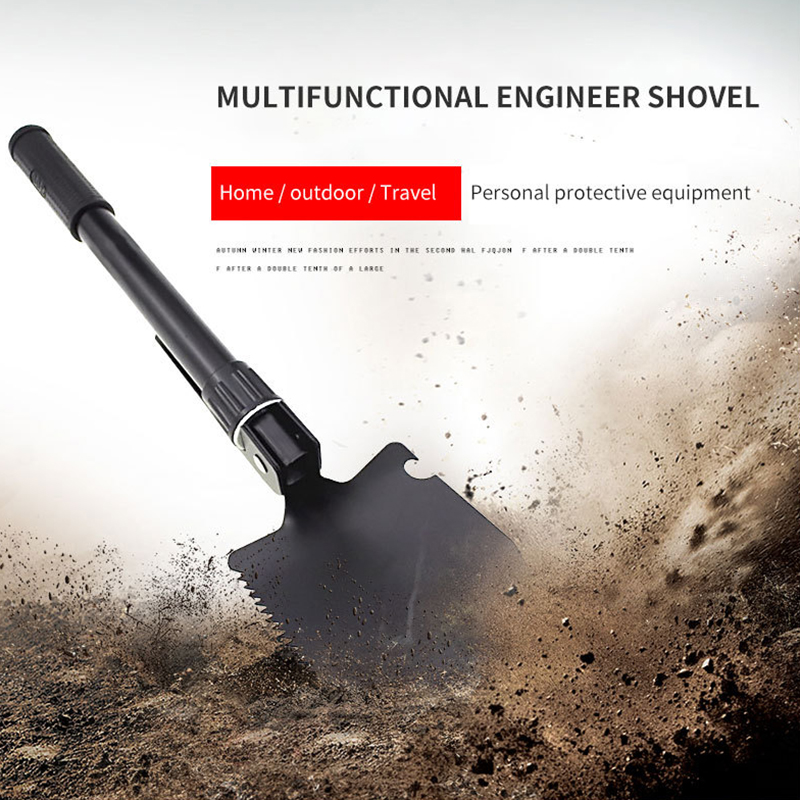 Multi Functional Foldable Portable Truck Mounted Engineer Shovel Camping Outdoor Shovel Self Defense Survival Tool Multi Functional Foldable Portable Truck Mounted Engineer Shovel Camping Outdoor Shovel Self Defense Survival Tool