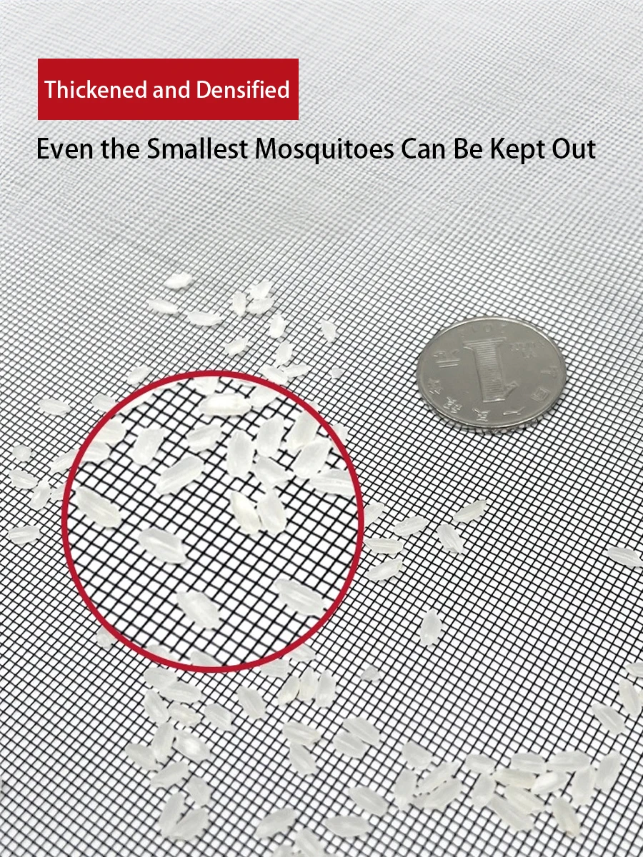 Multi Functional Mosquito Screen Mesh Roll Durable Cuttable Customizable Size Large Coverage Perfect for Home and