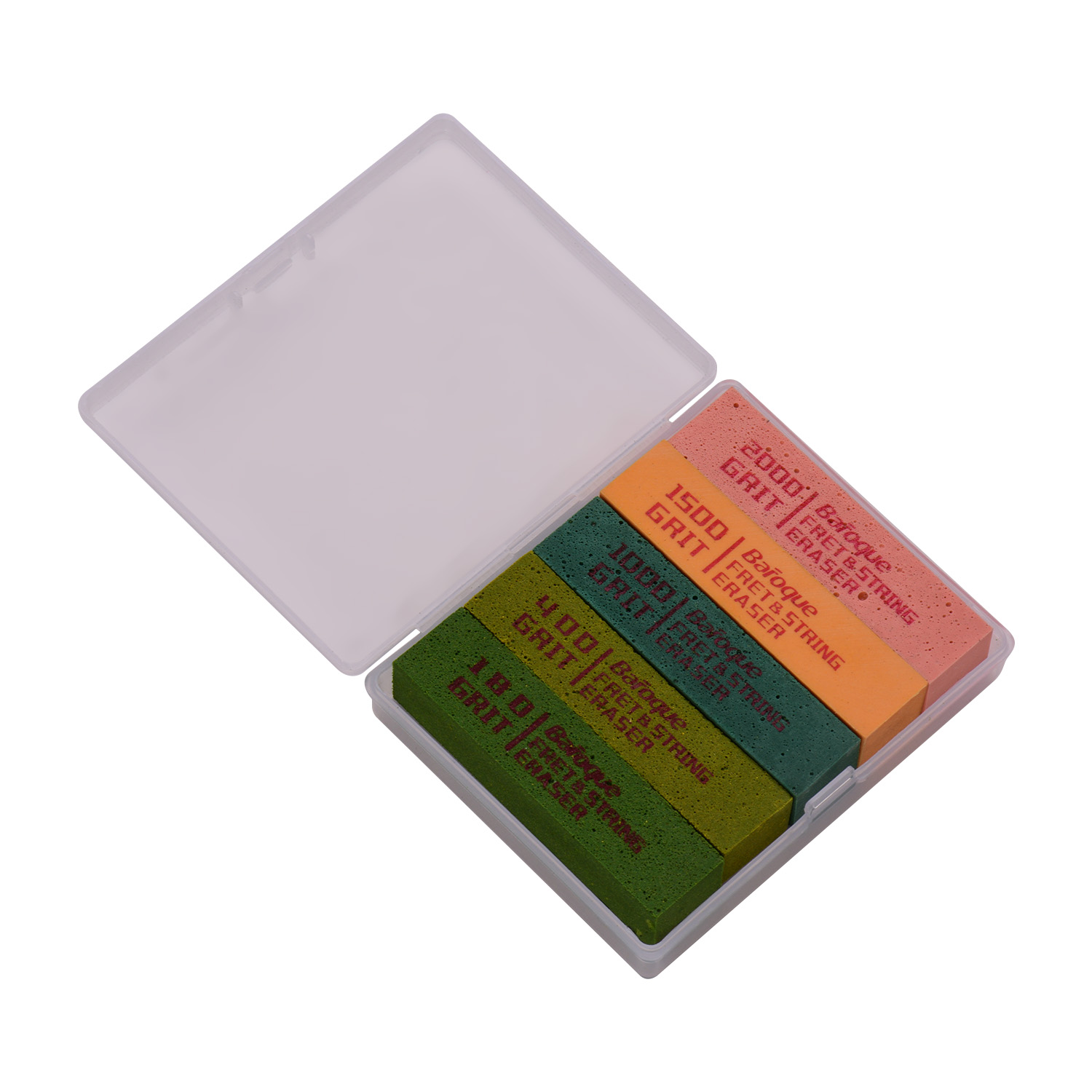 Multi Grit Rubber Fret Erasers Set (5 pcs)