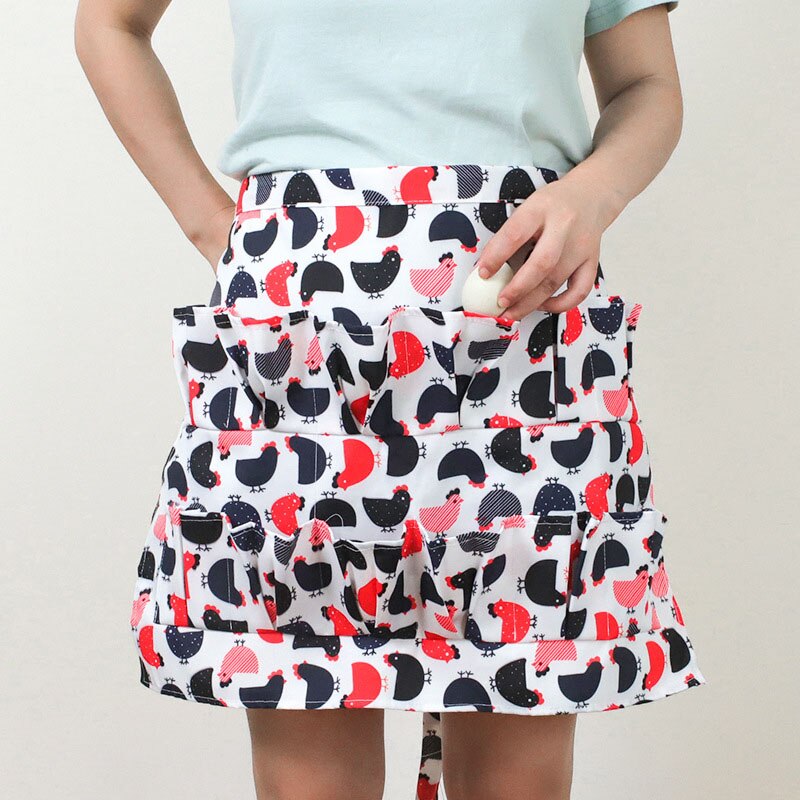 Multi Pocket Egg Gathering Apron