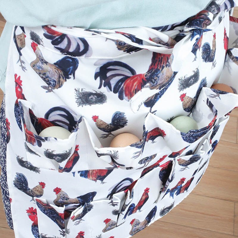 Multi Pocket Egg Gathering Apron
