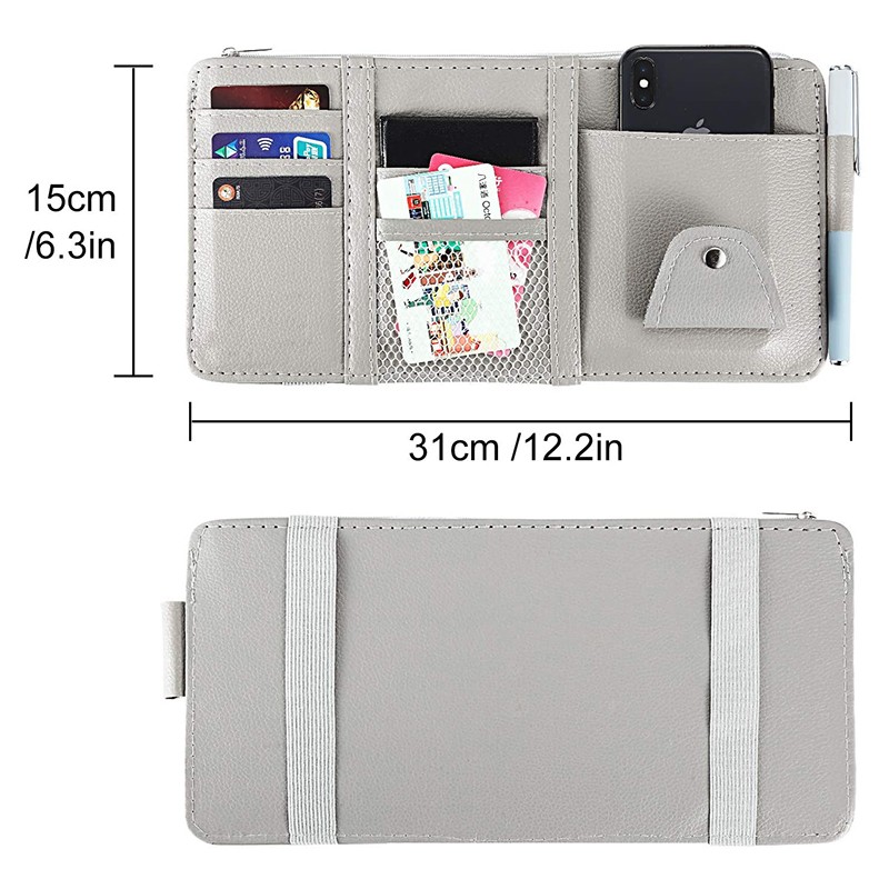 Multi Pockets Car Sun Visor Organizer Multi Pockets Car Sun Visor Organizer