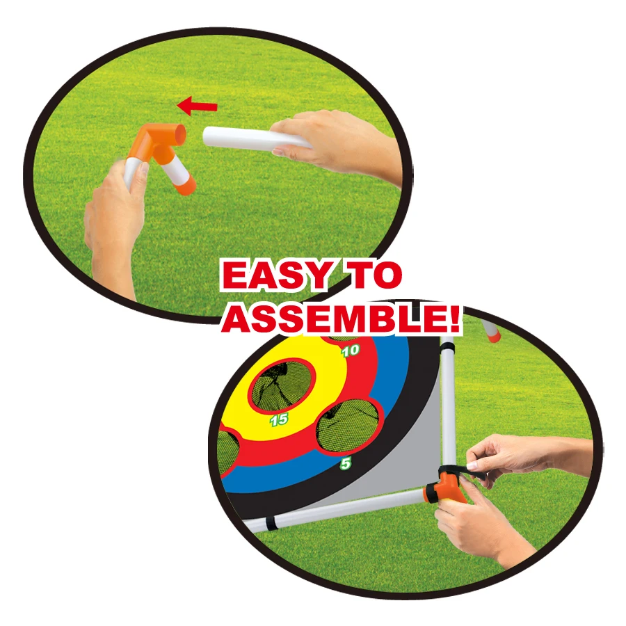 Multi-purpose Cornhole Set Ferrule Toss Game With 6 Sandbag Bean Bags Portable for Family Gathering Travel Camping Party