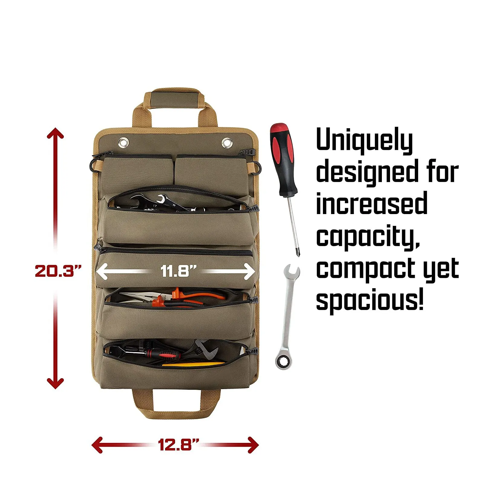 Multi-Purpose Hardware Tool Bag Professional Multi-Pocket Rolled Portable Storage Bag Rolled Waterproof Storage Bag Multi-Purpose Hardware Tool Bag Professional Multi-Pocket Rolled Portable Storage Bag Rolled Waterproof Storage Bag