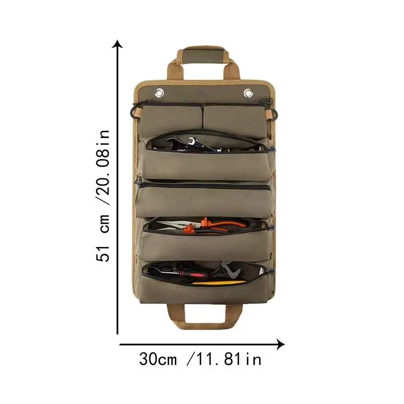 Multi-Purpose Hardware Tool Bag Professional Multi-Pocket Rolled Portable Storage Bag Rolled Waterproof Storage Bag Multi-Purpose Hardware Tool Bag Professional Multi-Pocket Rolled Portable Storage Bag Rolled Waterproof Storage Bag