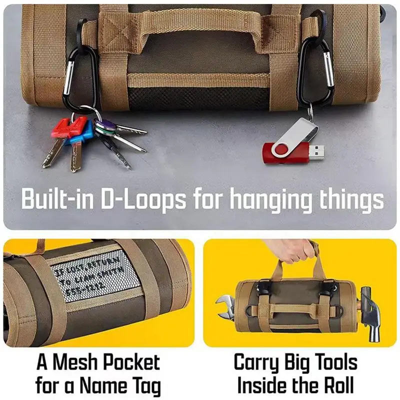 Multi-Purpose Hardware Tool Bag Professional Multi-Pocket Rolled Portable Storage Bag Rolled Waterproof Storage Bag Multi-Purpose Hardware Tool Bag Professional Multi-Pocket Rolled Portable Storage Bag Rolled Waterproof Storage Bag