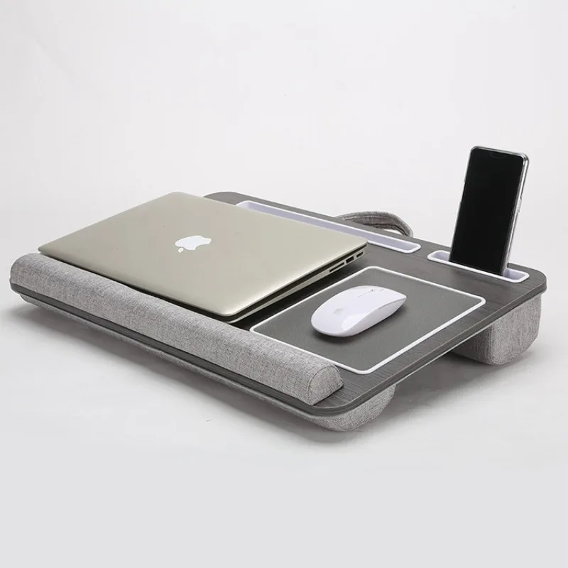 Multi Purpose Laptop Desk Leg Table Design of Double Groove Anti Slip Bar Embedded Mouse Pad Use with Sofa Bedroom Multi Purpose Laptop Desk Leg Table Design of Double Groove Anti Slip Bar Embedded Mouse Pad Use with Sofa Bedroom