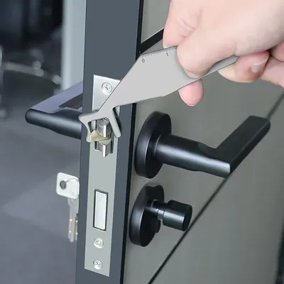 Multi-Purpose Lever Tool Stainless Steel Durable Locksmith Tool Mini Portable Pry Bar Hand Tool for Firefighter/Police Multi-Purpose Lever Tool Stainless Steel Durable Locksmith Tool Mini Portable Pry Bar Hand Tool for Firefighter/Police