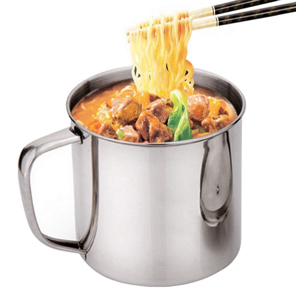 Multi Purpose Metal Camping Cup with Lid